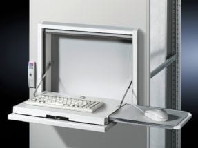 Rittal - Tablette pour tapis de souris, extractible avec porte-souris