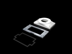 Rittal - Plaque de raccordement avec tôle de renforcement