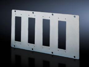 Rittal - Plaque modulaire 4 découpes