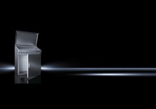 Rittal - Pupitre monobloc inox L1200H960P400