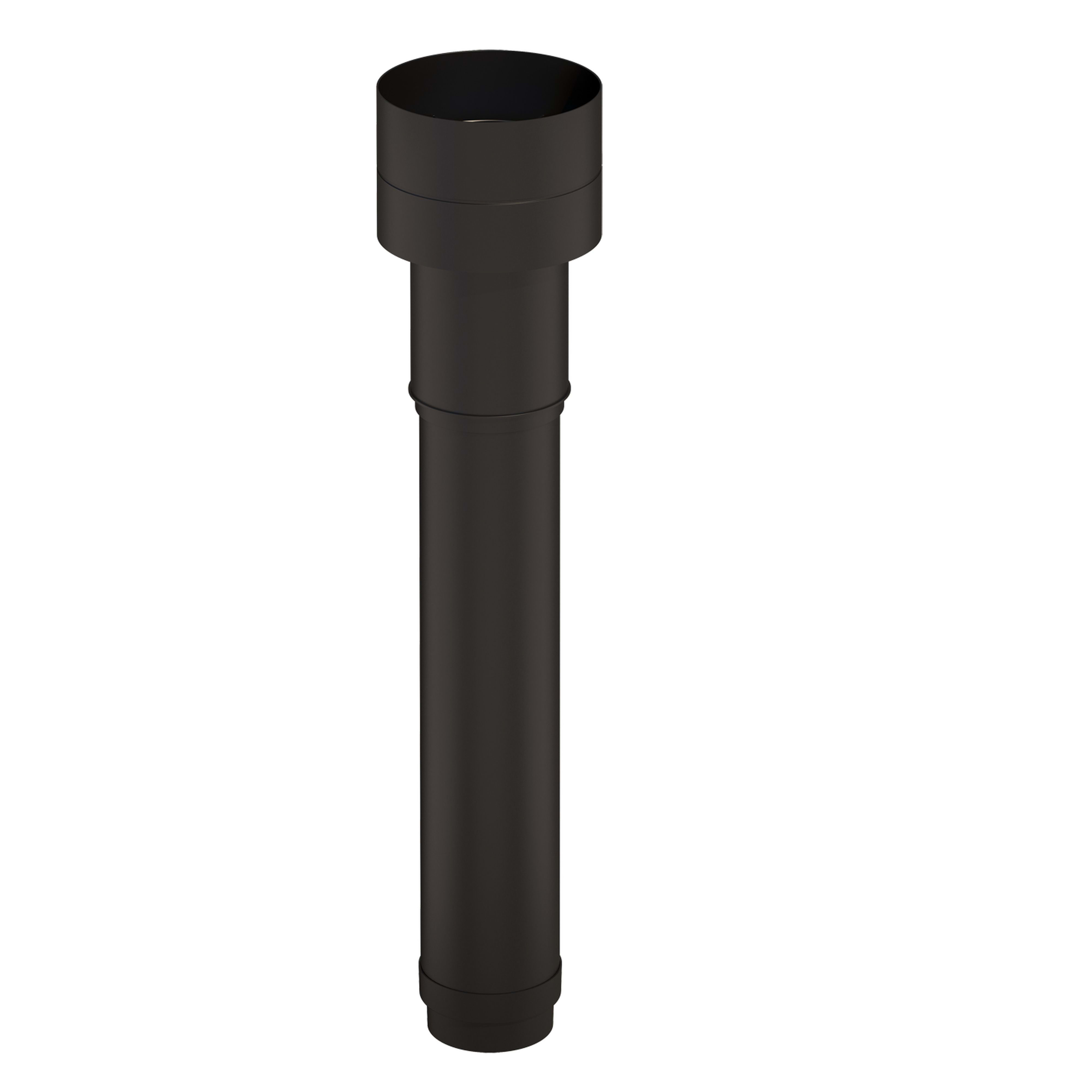 Ubbink France - Sortie de toit Ventub noir diamètre 160mm isolé