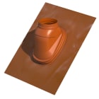 Ubbink France - Solin toit 25 à 45° ocre plomb ocre large D80/125mm