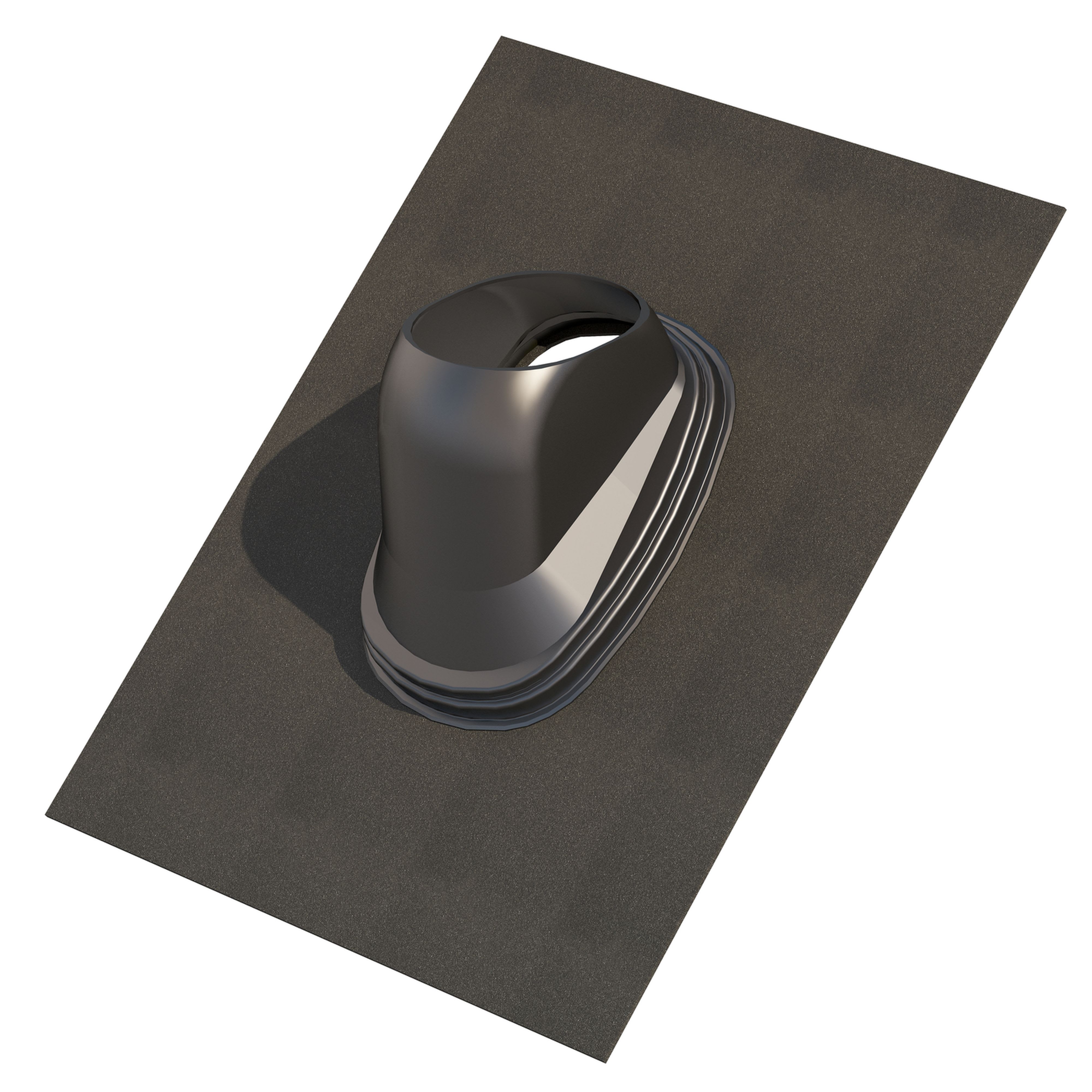 Ubbink France - Solin toit 25 à 45° Ubilfex noir D110/160mm