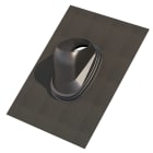 Ubbink France - Solin toit 25 à 45° Ubilfex noir D110/160mm
