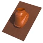 Ubbink France - Solin toit 5 à 25° Ubiflex ocre D60/100 et 80/125mm