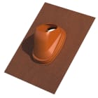 Ubbink France - Solin toit 5 à 25° Ubiflex ocre D110/160mm