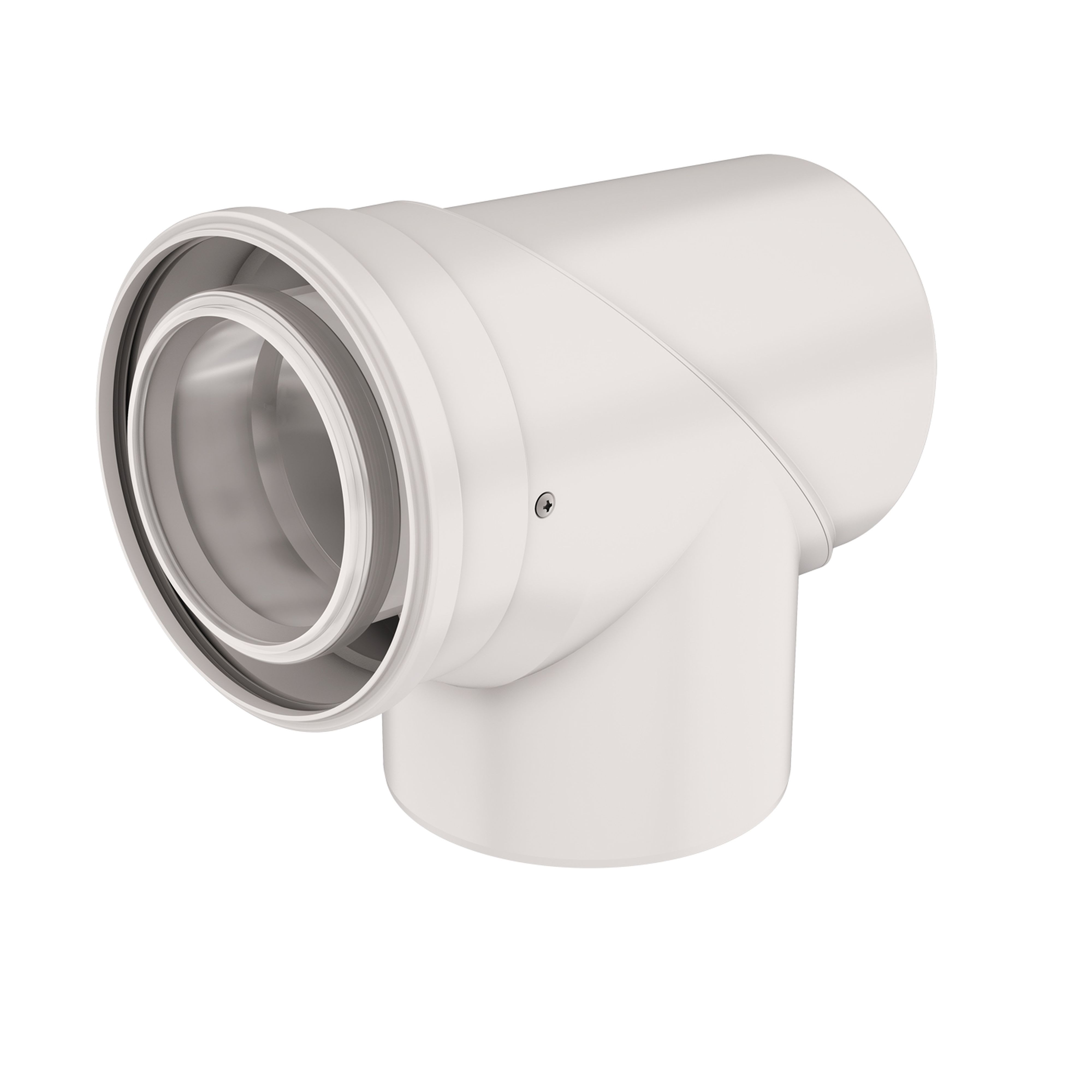 Ubbink France - Coude de visite 87° Rolux Condensation D110/160mm PPTL/alu