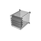 Ubbink France - Grille de protection D125mm pour terminaux horizontaux gaz ou fioul