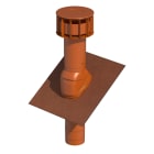 Ubbink France - Extracteur statique Multivent 25-45° D131mm ocre