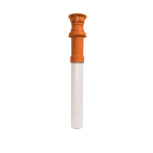 Ubbink France - Terminal vertical Rolux Gaz D80/125mm ocre long.1150mm
