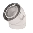 Ubbink France - Coude 45° Rolux Condensation D80/125mm PPTL/PVC système Sekurit