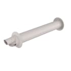Ubbink France - Terminal horizontal Rolux Condensation D60/100mm long.800mm excentrique blanc