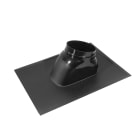 Ubbink France - Solin toit 25 à 45° ardoise polyéthylène noir D110/160mm