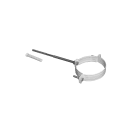 Ubbink France - Collier D100mm galvanisé blanc à cheville