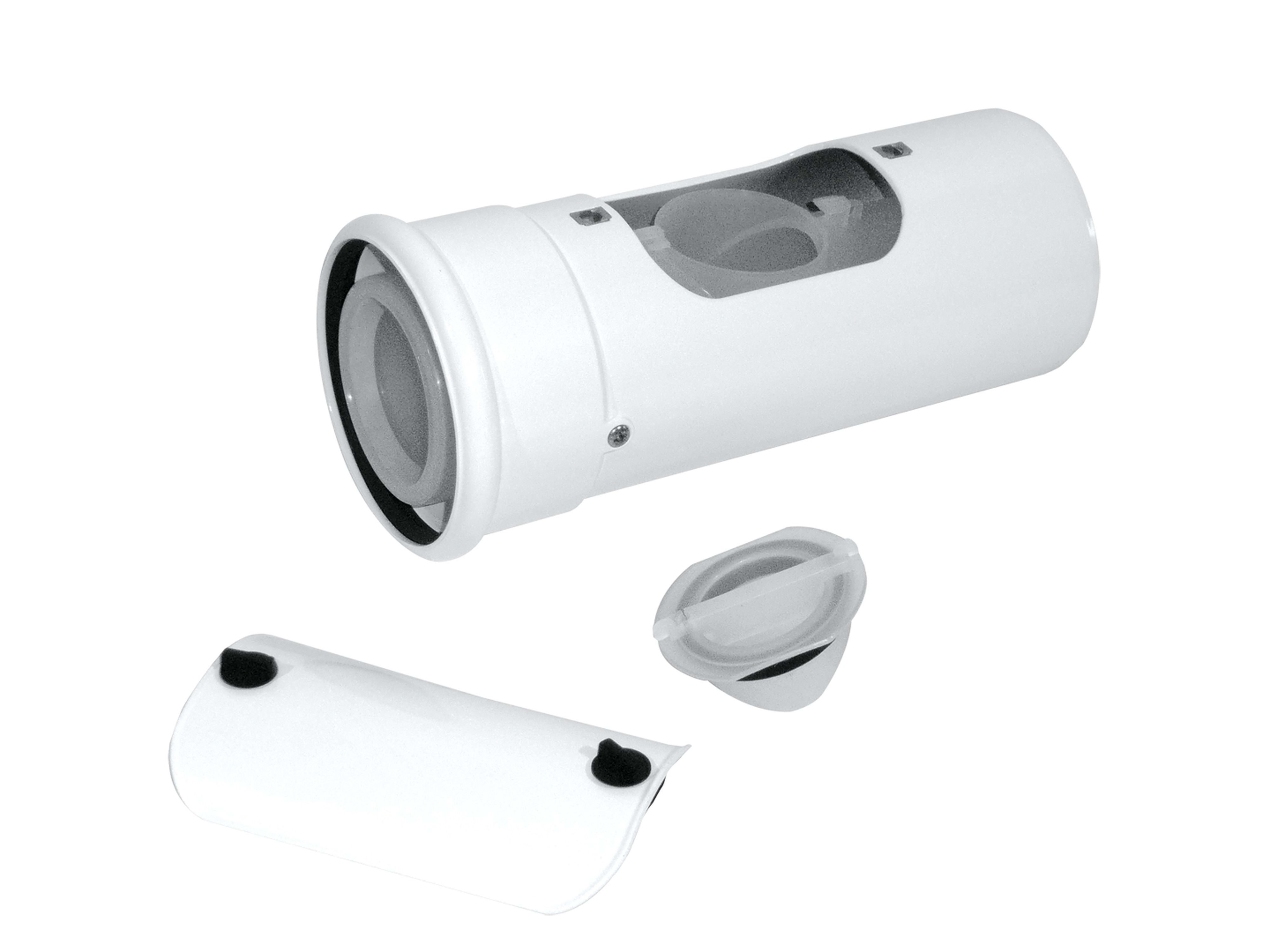 Ubbink France - Conduit de visite Rolux Condensation D60/100mm L 265mm PPTL/alu