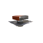 Ubbink France - Sortie de toit VMC Ubiflu 9 rouge diamètre 250mm