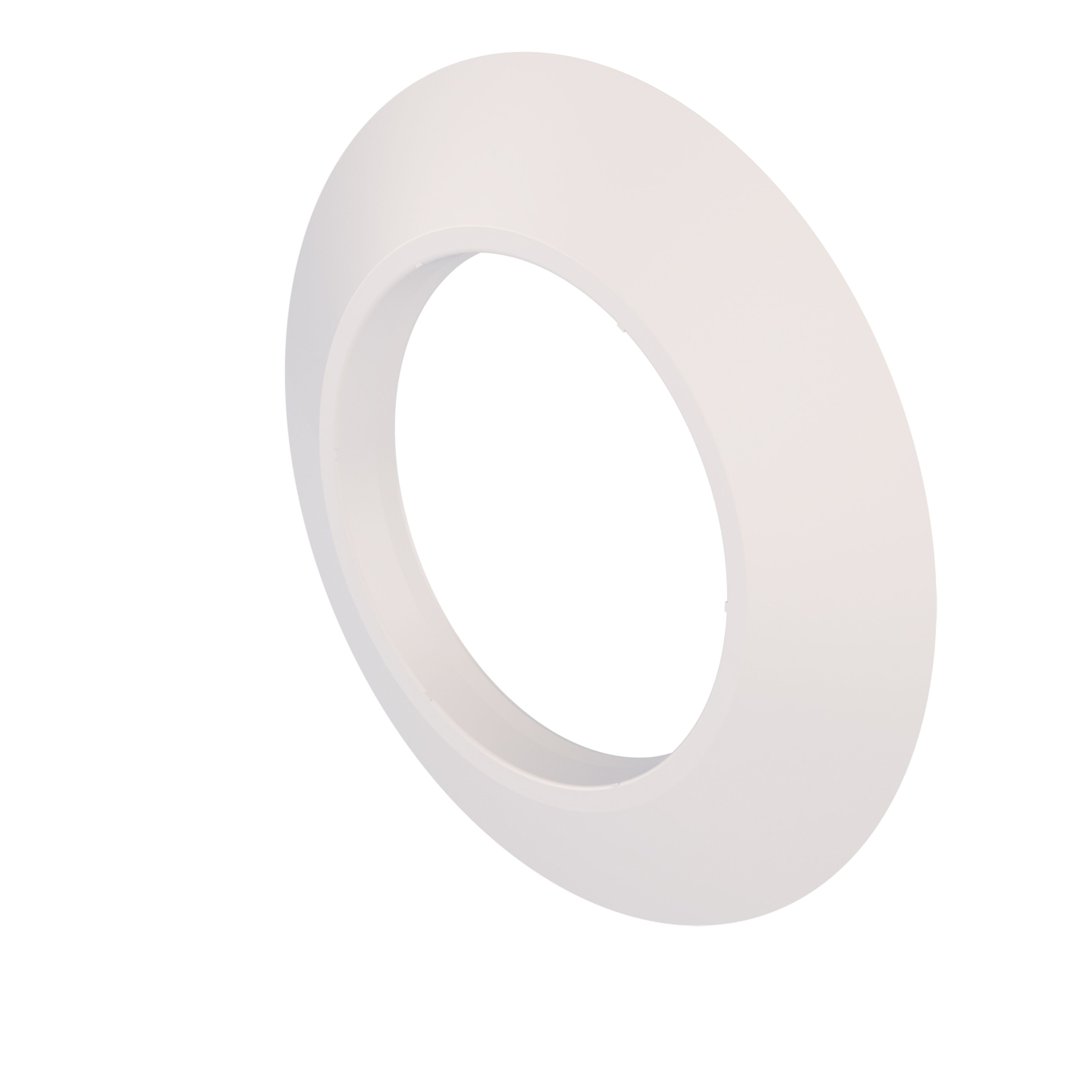 Ubbink France - Rosace de finition D125mm blanche élastomere