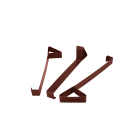 Ubbink France - Crochet neige C 260 marron rouge