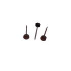 Ubbink France - Clou parapluie L70 marron-rouge RAL 8015