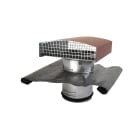 Ubbink France - Sortie de toit VMC Ubiflu 9 rouge diamètre 160mm