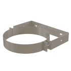 Ubbink France - Collier mural Chemilux Condensation pour montage extérieur inox D300mm