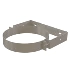 Ubbink France - Collier mural Chemilux Condensation pour montage extérieur inox D300mm