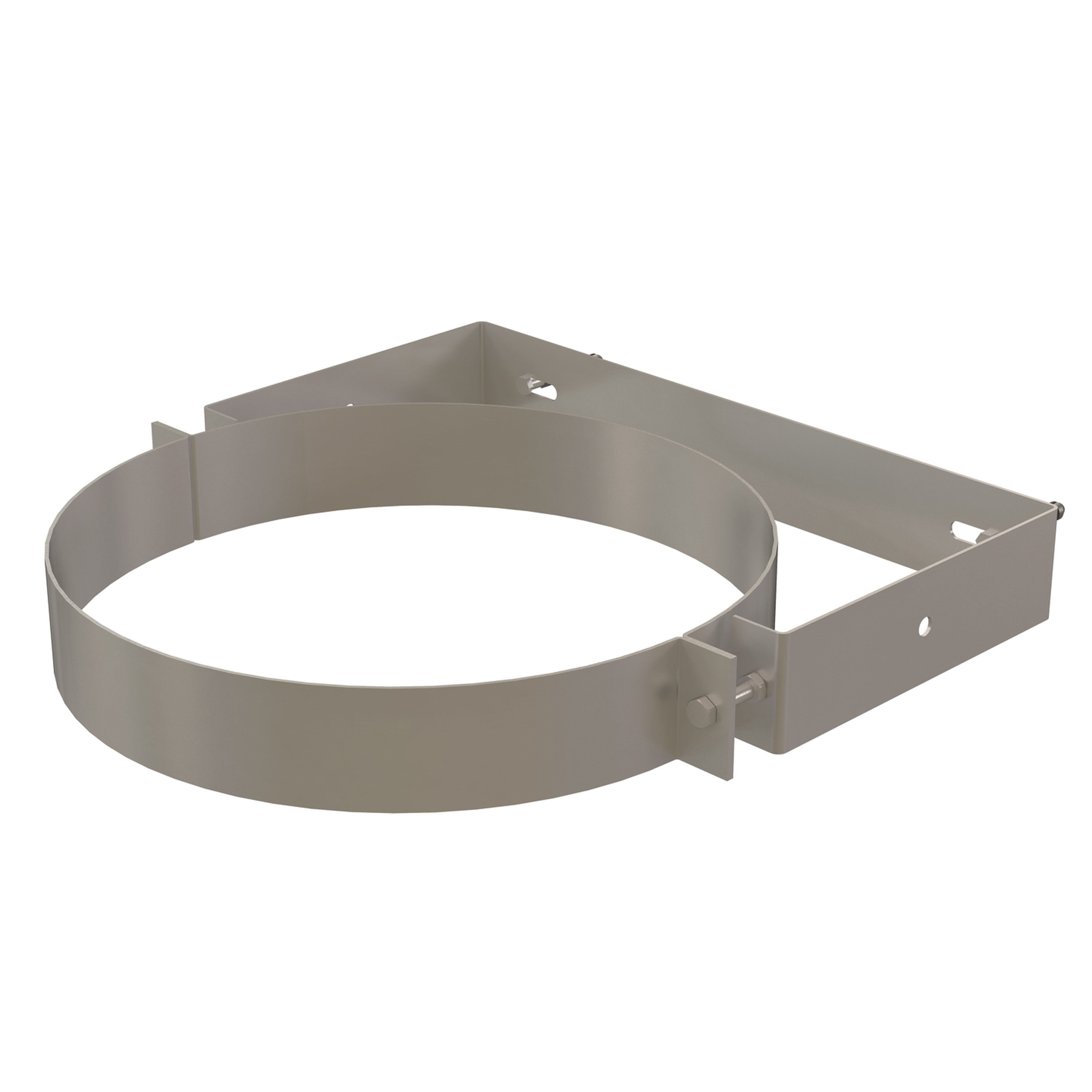 Ubbink France - Collier mural Chemilux Condensation extérieur inox D350mm