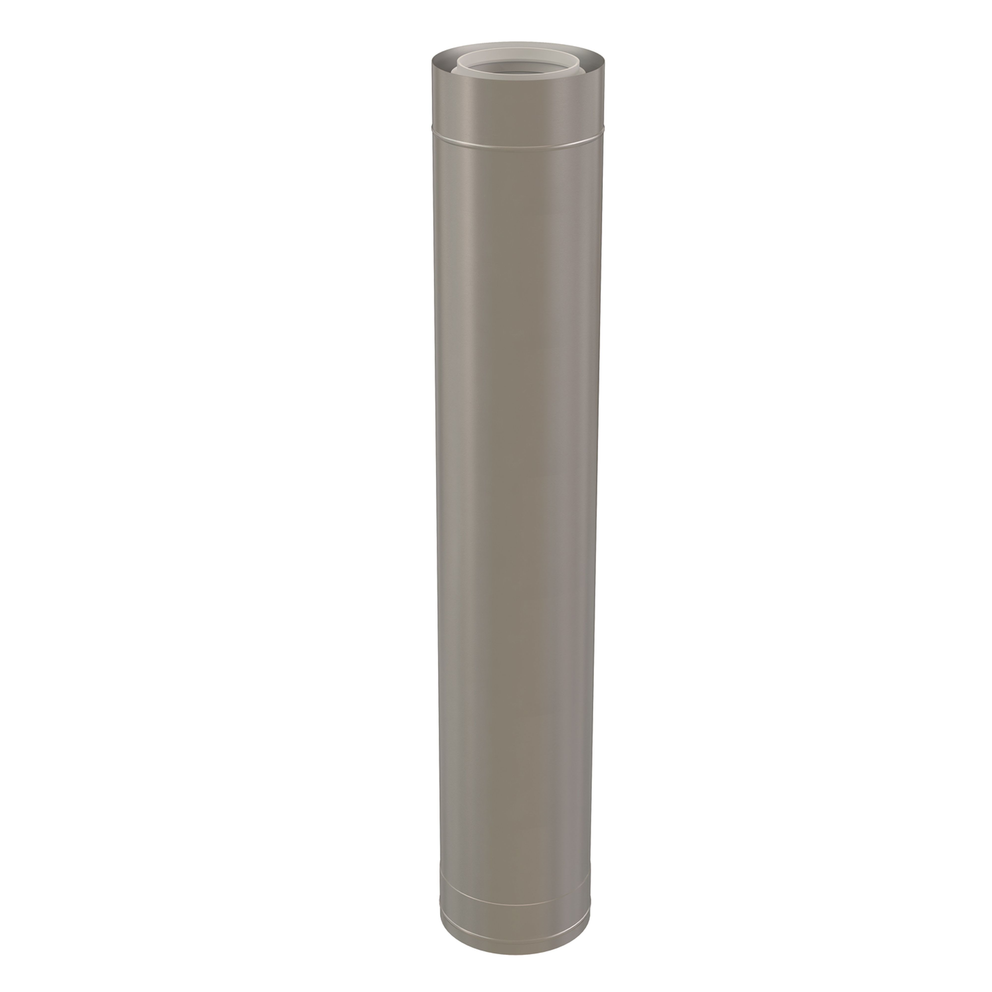 Ubbink France - Conduit extérieur Chemilux Condensation D125/185mm long.1000mm