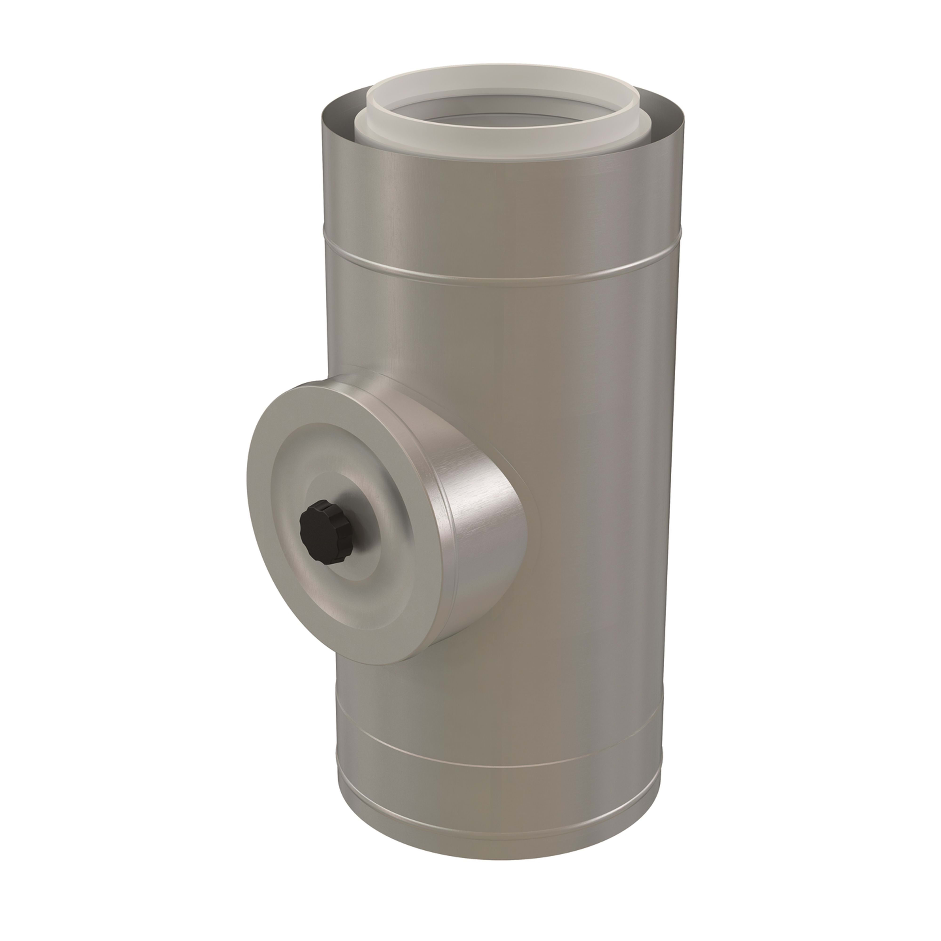 Ubbink France - Conduit de visite 200/300 PPtl/Inox pour système double paroi