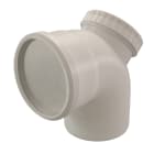 Ubbink France - Coude de visite 87° Chemilux Condensation D125mm PPtl