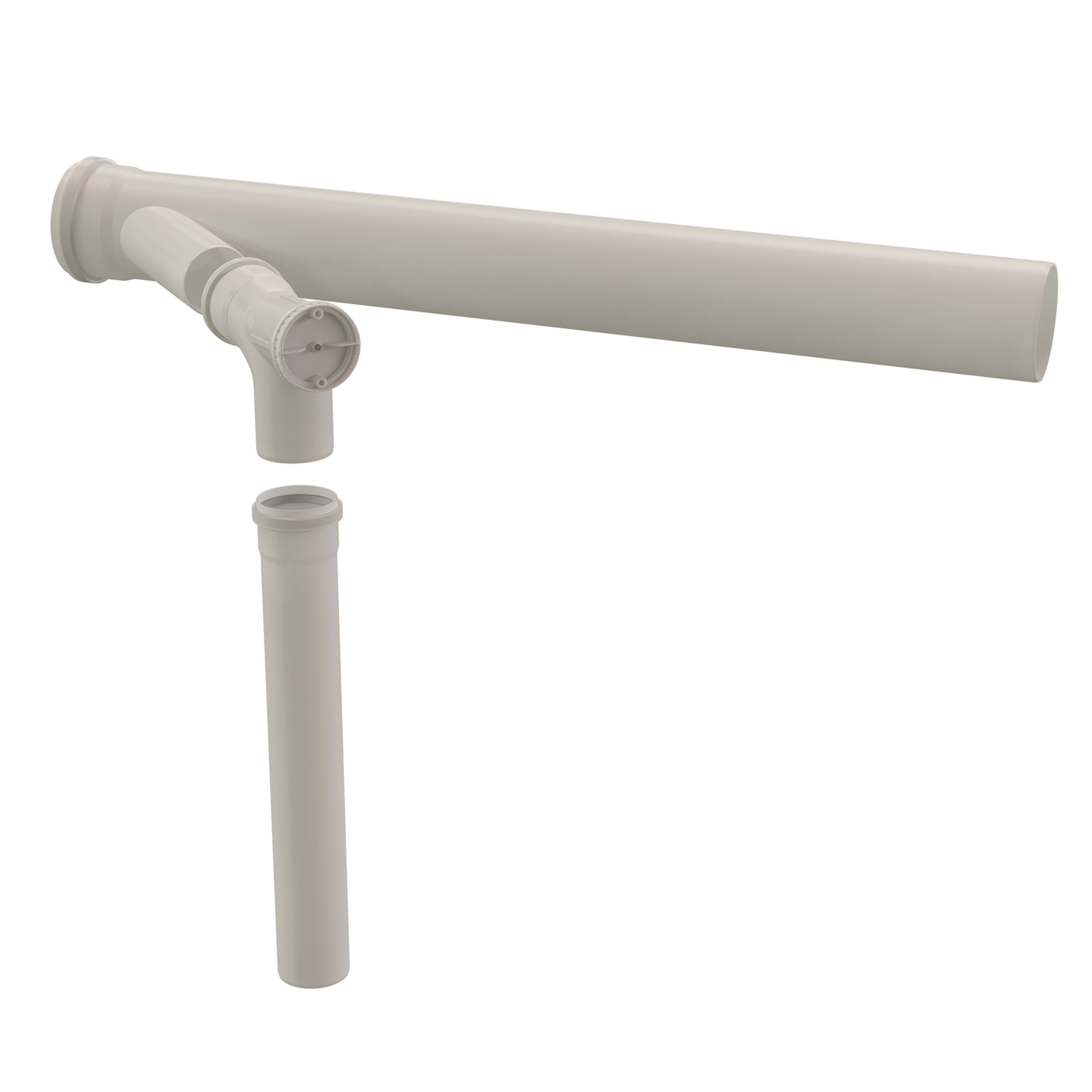 Ubbink France - Kit extension collecteur Chemilux Cascade Condensation D125/80mm