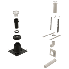 Ubbink France - Kit entrée murale Renolux Condensation D110/160mm noir