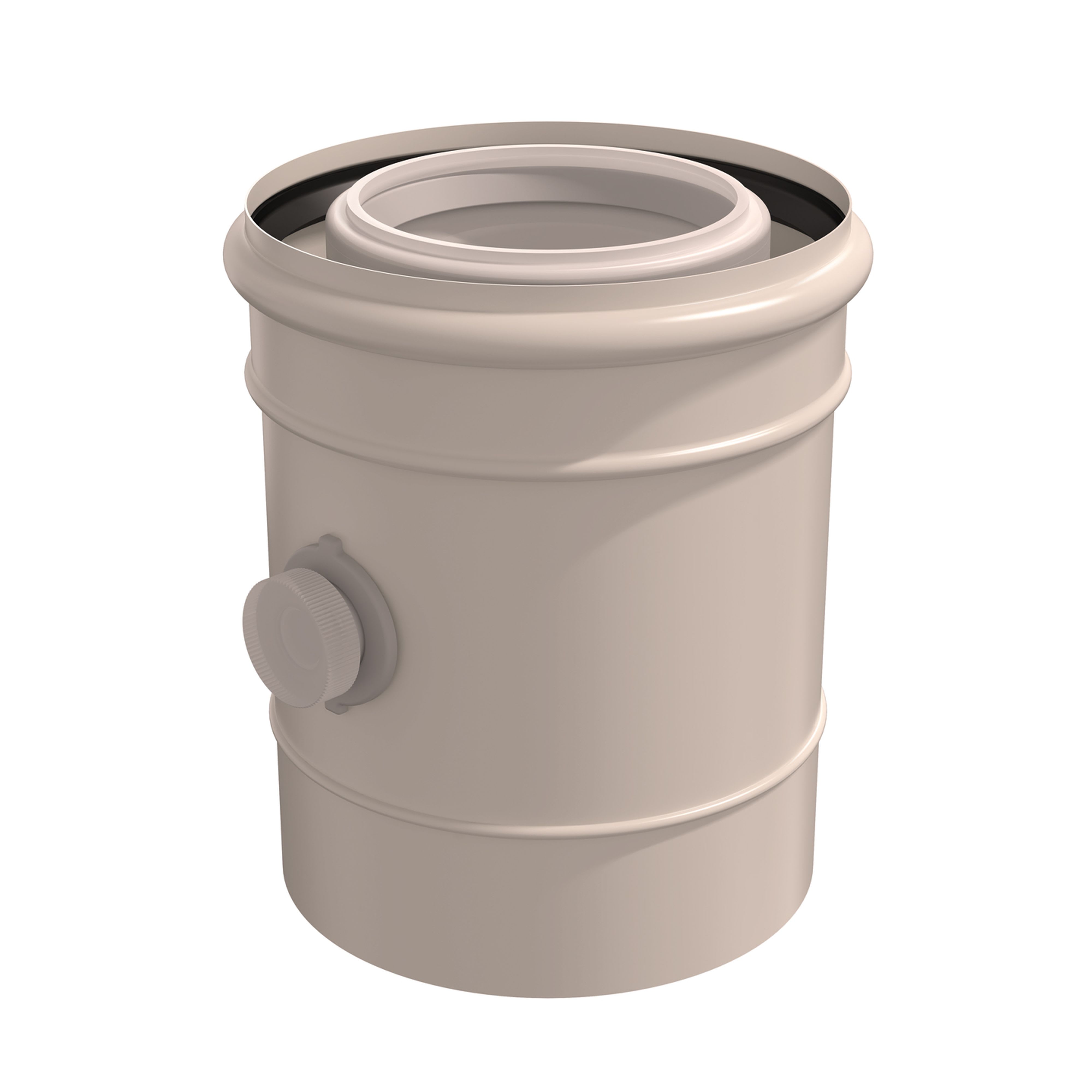 Ubbink France - Adaptateur Rolux Condensation D80M/125M-80F/125F PPTL/galva