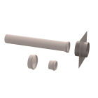 Ubbink France - Kit de liaison Rolux 3CEp Condensation D80/125mm