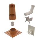 Ubbink France - Kit 2 en 1 Renolux Condensation D80/125mm ocre