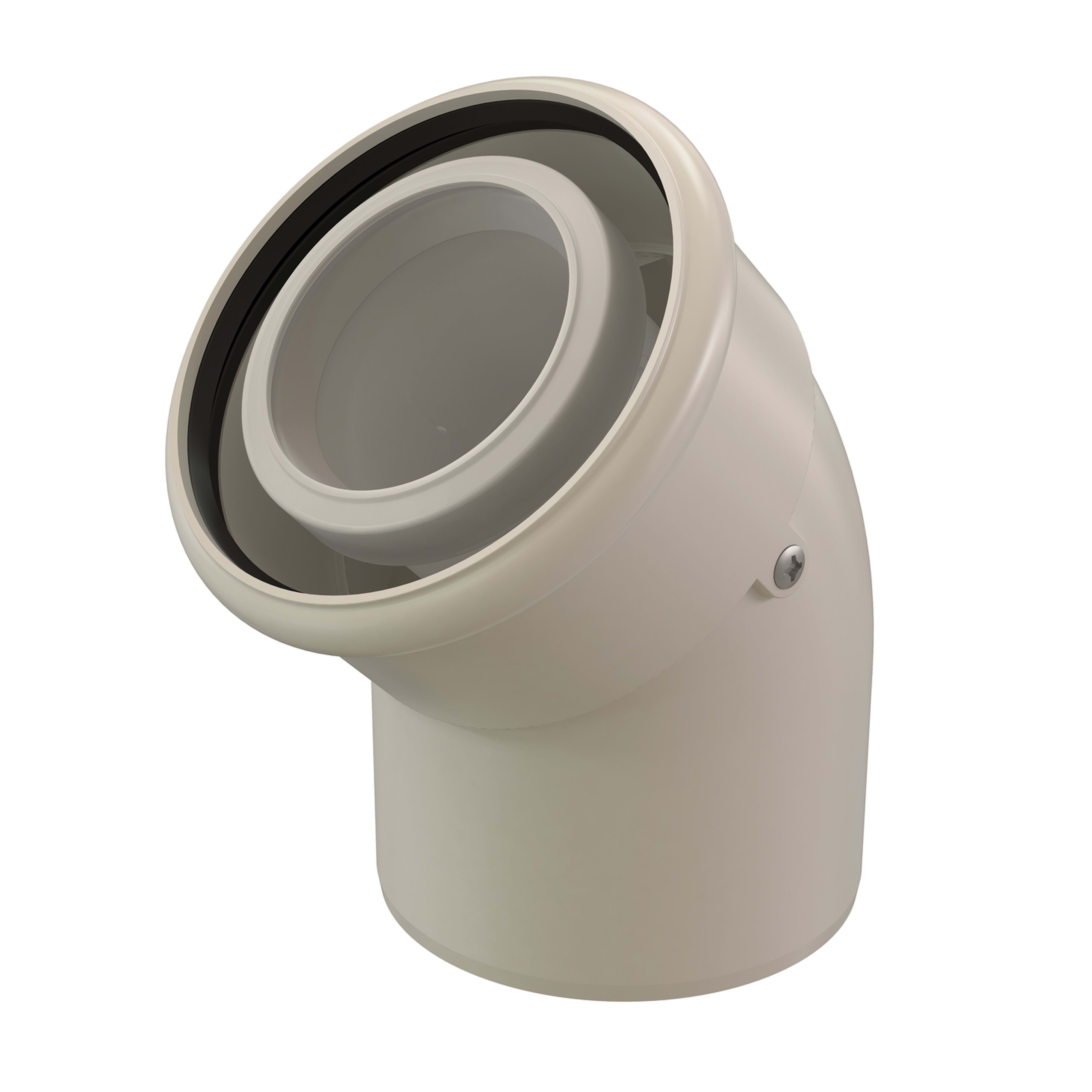 Ubbink France - Cde 60/100 PP/MET 45° C15