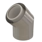 Ubbink France - Coude 45° Chemilux Condensation extérieur D200/300mm PP/inox