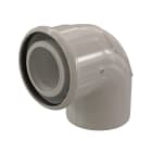 Ubbink France - Coude de visite 87° Rolux Condensation D60/100mm PPTL/alu