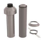 Ubbink France - Kit Toiture 3CET concentrique D160/250mm haut.1500mm avec terminal inox