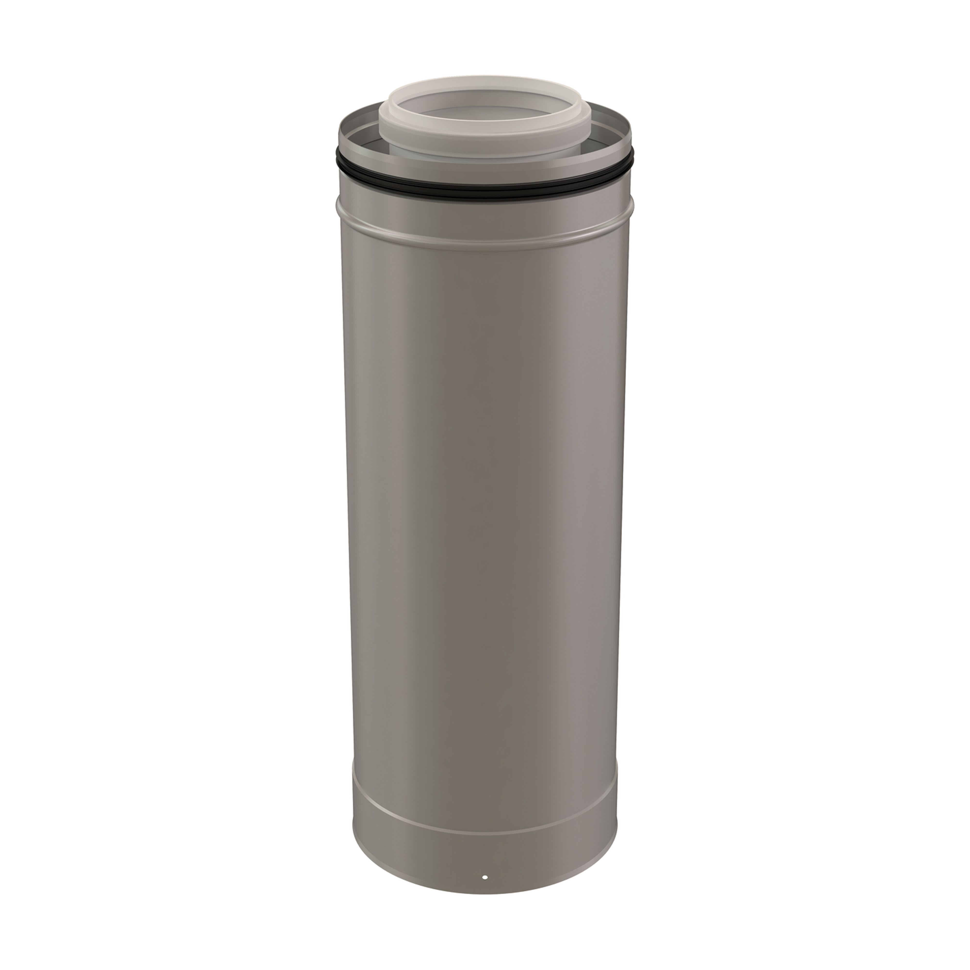 Ubbink France - Conduit 3CET D125/200mm long.500mm PPtl/métal