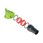 Ubbink France - Kit té 90° AE48C circulaire pour bouche D80mm