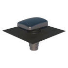 Ubbink France - Sortie de toit VMC Ubiflu 2 universel anthracite avec multidiam