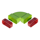 Ubbink France - Kit coude 90° horizontal AE55SC Air Excellent