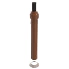 Ubbink France - Kit 3CEp de toiture D80/130mm PPtl/acier haut.1500mm avec terminal ocre