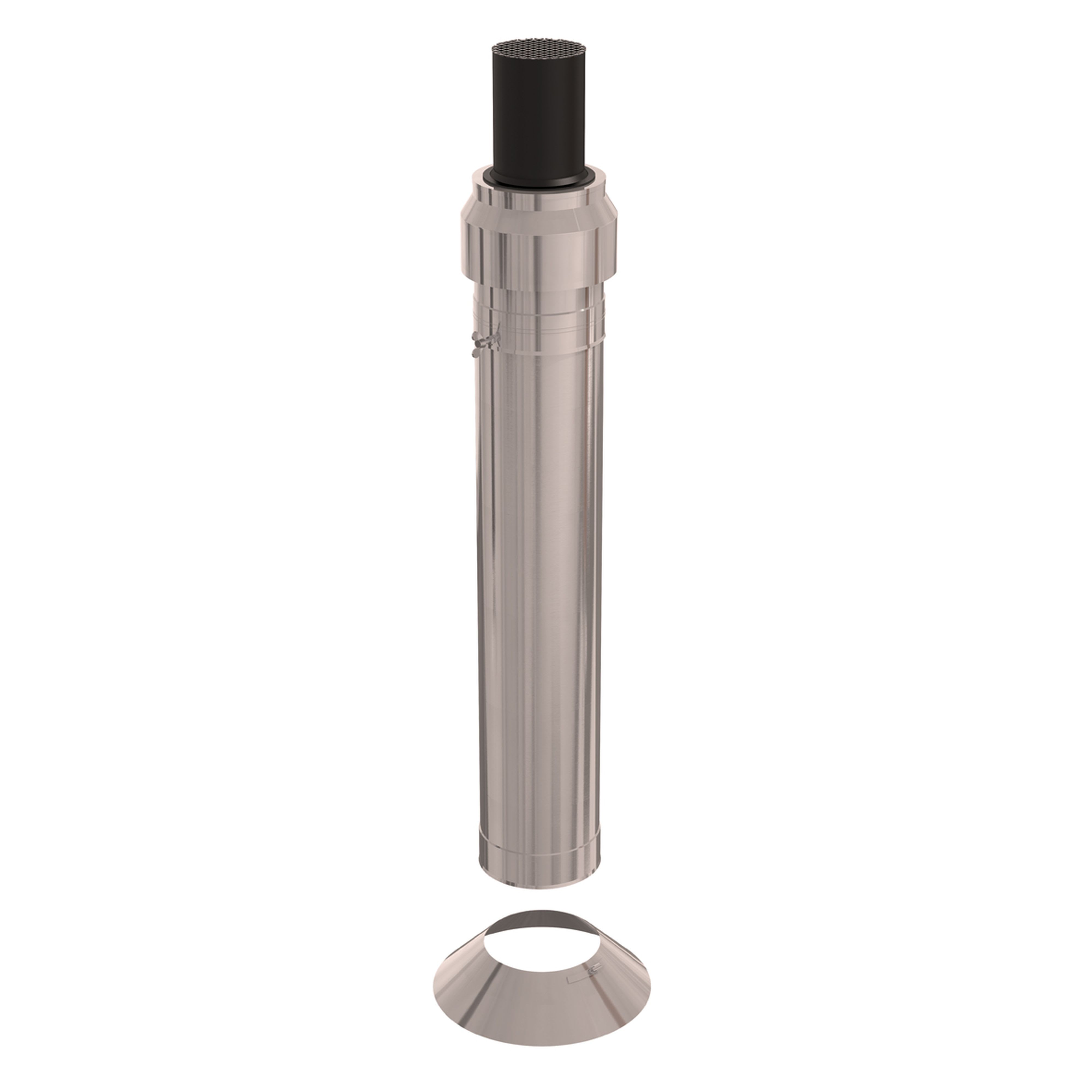Ubbink France - Kit terminal Rolux 3CEp Condensation D110/160mm inox haut.1500mm