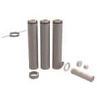 Ubbink France - Kit 3CEp d'étage D125/200mm PPtl/acier haut.3100mm pour 1 appareil