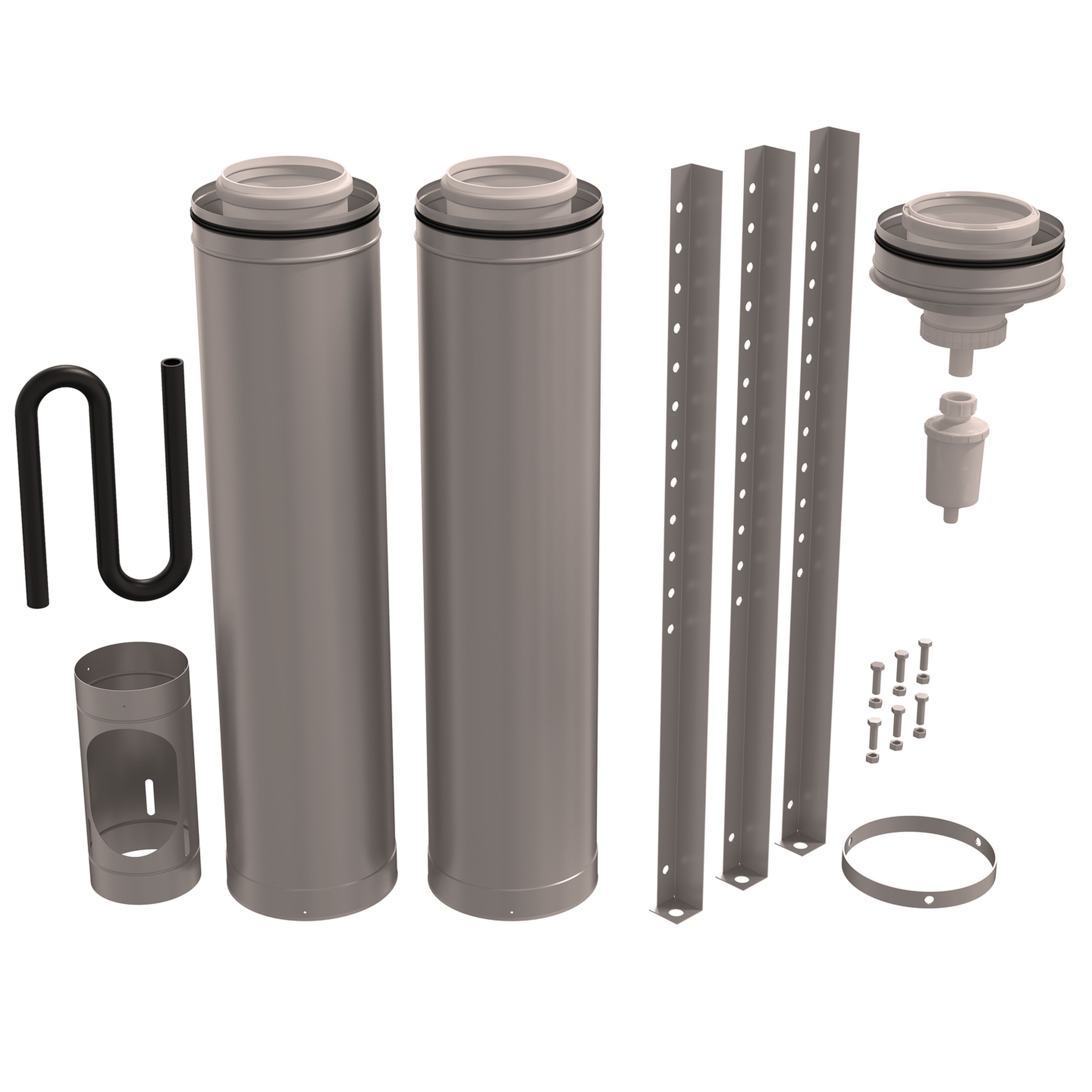 Ubbink France - Kit départ Rolux 3CEp Condensation D160/250mm 0 app. trépied