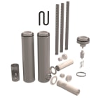 Ubbink France - Kit départ Rolux 3CEp Condensation D160/250mm 2 app. à 90° trépied