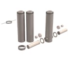 Ubbink France - Kit étage Rolux 3CEp Condensation D160/250mm 2 app. à 180° haut.3110mm