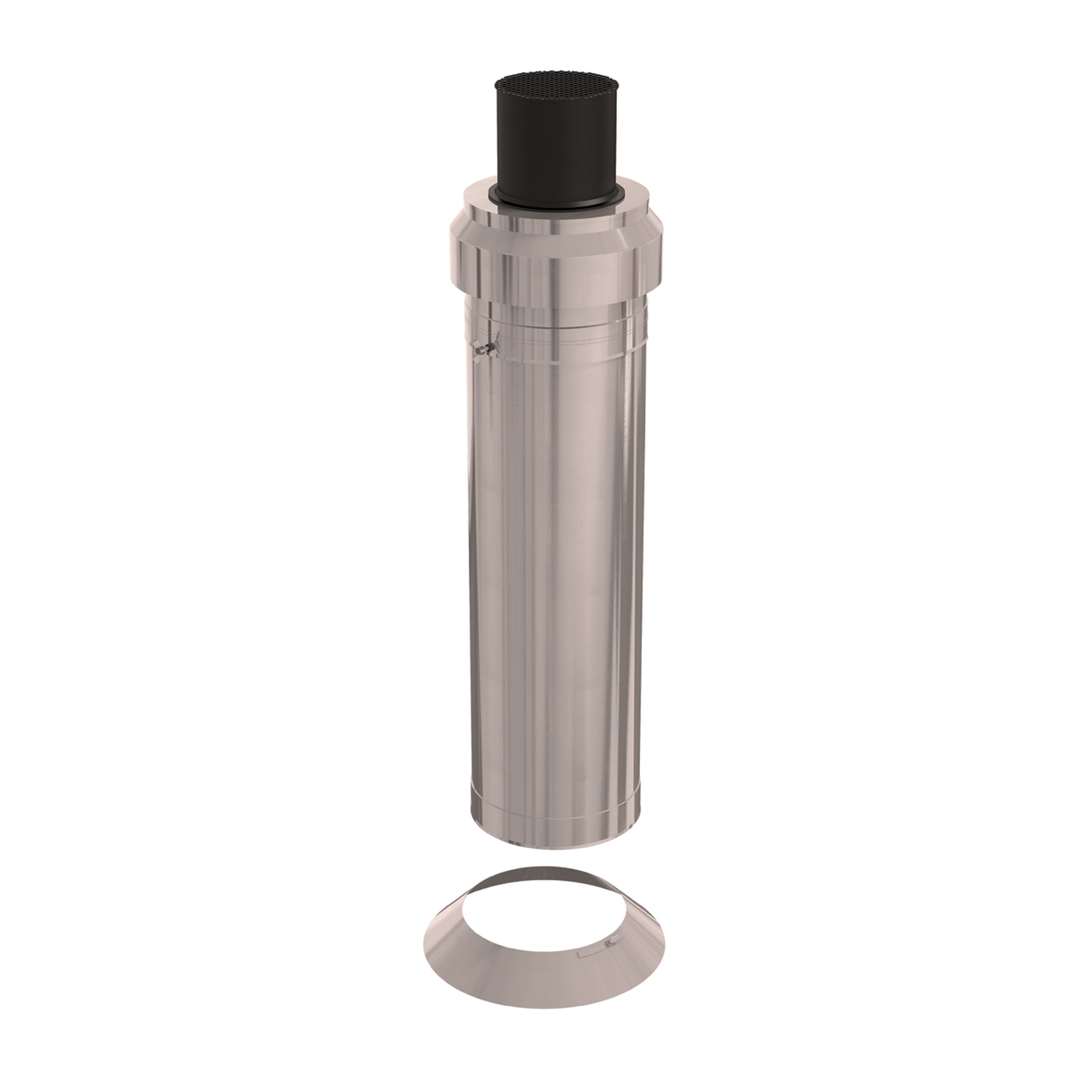 Ubbink France - Kit terminal Rolux 3CEp Condensation D160/250mm inox haut.1500mm